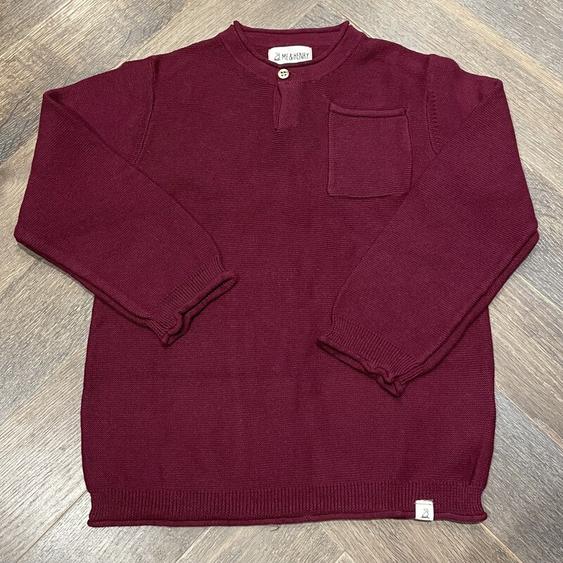 Me & Henry Knit Top, Burgundy, Size: 4-5Y

New Sample!