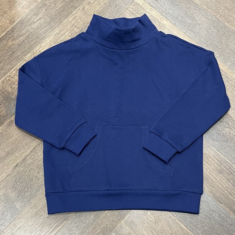 Organic Cotton- Freds World Mock Neck Sweat Top, Blue, Size: 5Y

New Sample!