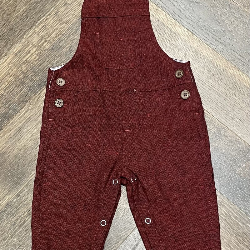 Me & Henry Overalls, Burgundy, Size: 3-6M

New Sample!