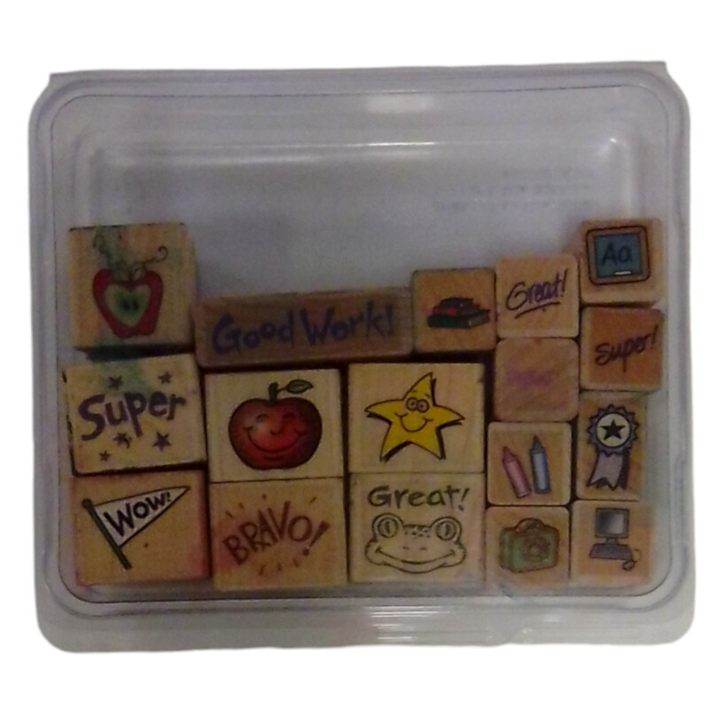 17pc Teacher/Encouragement Stamps, Toys

Located at Pipsqueak Resale Boutique inside the Vancouver Mall, Suite 230, (upstairs between Round 1 and Golds Gym) or online at:

#resalerocks #pipsqueakresale #vancouverwa #portland #reusereducerecycle #fashiononabudget #chooseused #consignment #savemoney #shoplocal #weship #keepusopen #shoplocalonline #resale #resaleboutique #mommyandme #minime #fashion #reseller

All items are photographed prior to being steamed. Cross posted, items are located at #PipsqueakResaleBoutique, payments accepted: cash, paypal & credit cards. Any flaws will be described in the comments. More pictures available with link above. Local pick up available at the #VancouverMall, tax will be added (not included in price), shipping available (not included in price, *Clothing, shoes, books & DVDs for $6.99; please contact regarding shipment of toys or other larger items), item can be placed on hold with communication, message with any questions. Join Pipsqueak Resale - Online to see all the new items! Follow us on IG @pipsqueakresale & Thanks for looking! Due to the nature of consignment, any known flaws will be described; ALL SHIPPED SALES ARE FINAL. All items are currently located inside Pipsqueak Resale Boutique as a store front items purchased on location before items are prepared for shipment will be refunded.