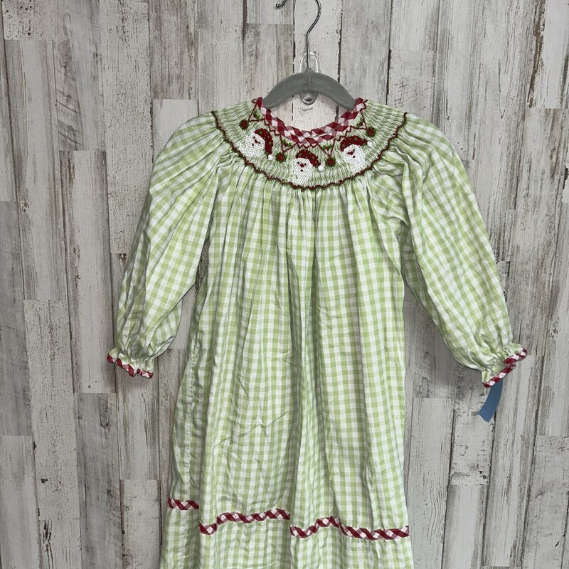 3T Green Santa Smock Dres