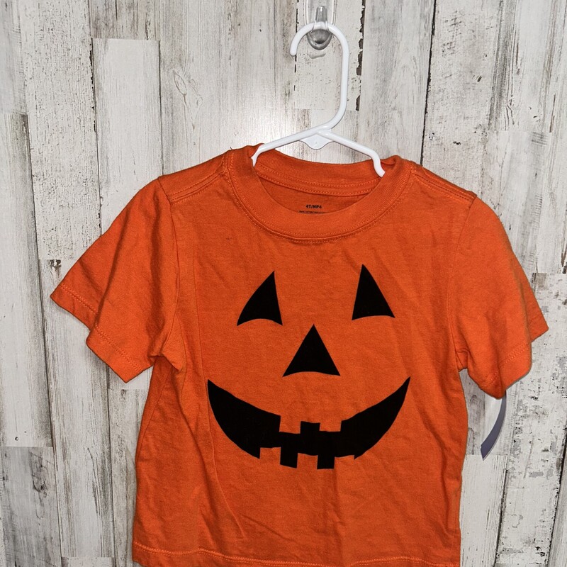 4T Orange Pumpkin Tee