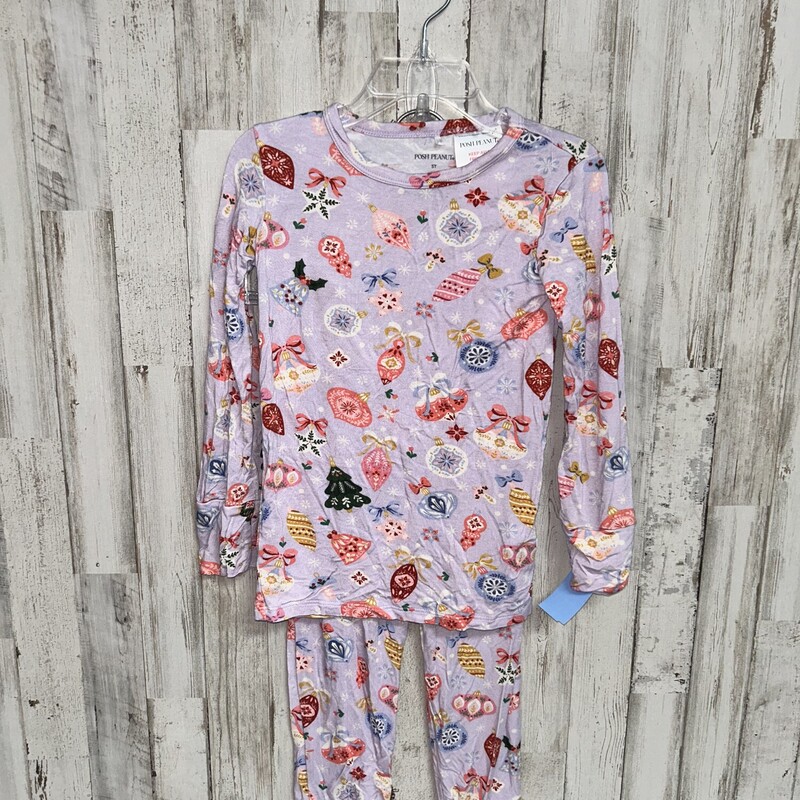 5T 2pc Lilac Ornament Pjs