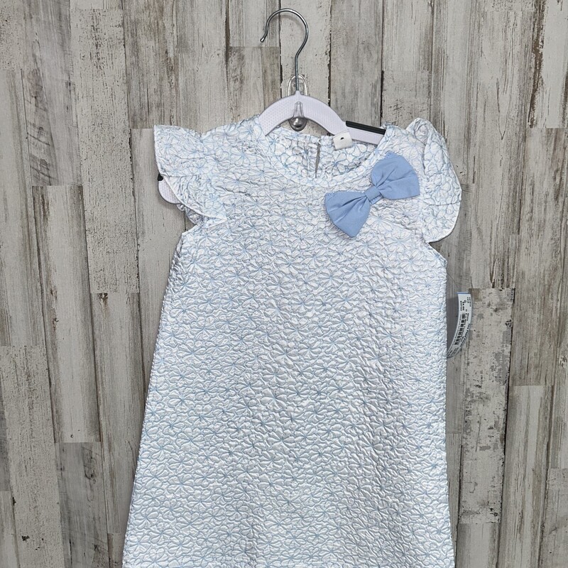 5 Lt Blue Textured Dress