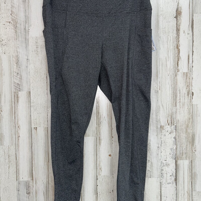 L Grey Pocket Leggings