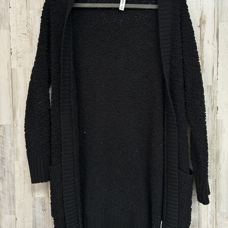 M Black Popcorn Cardigan