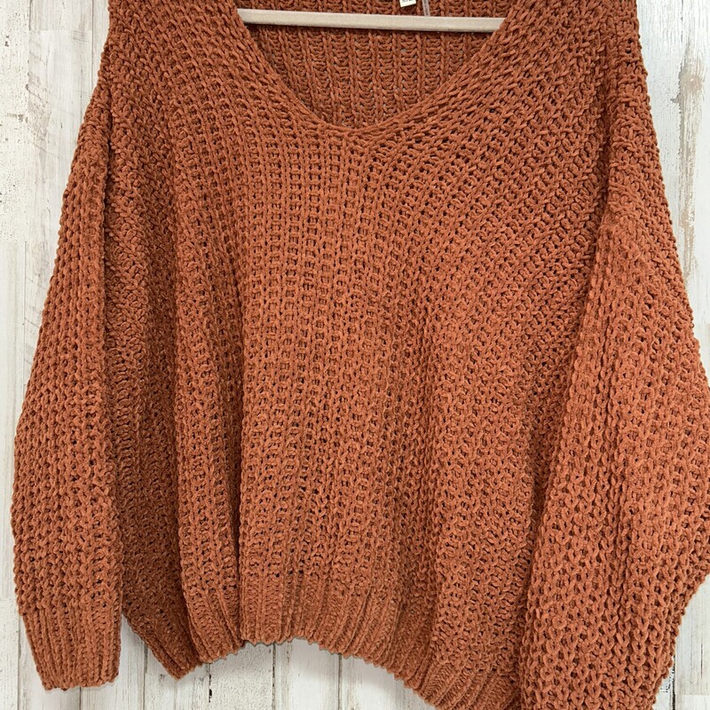 S/M Rust Knit Sweater