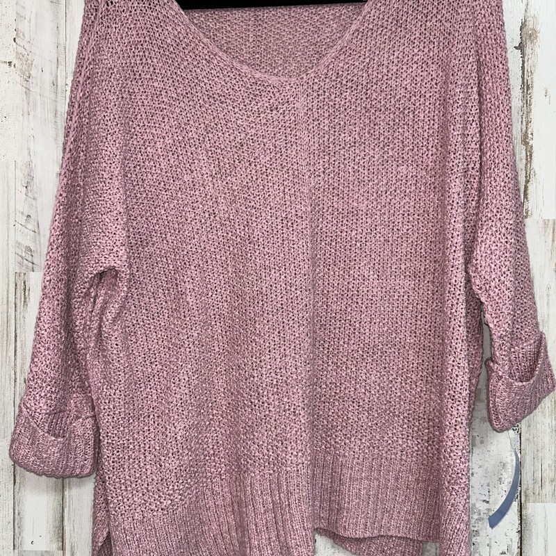 S/M Pink Pocket Knit Top