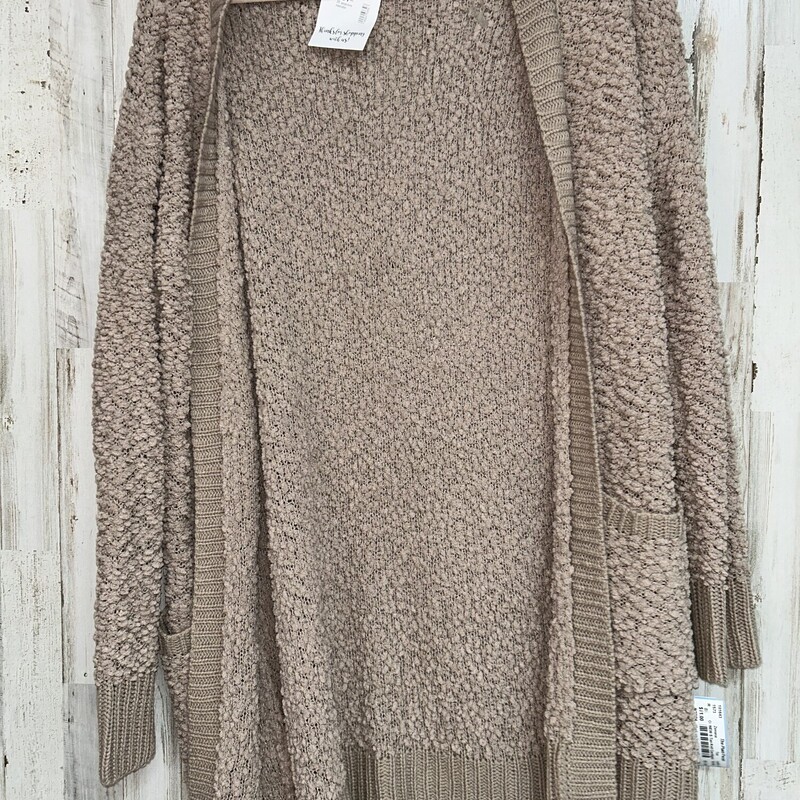 NEW S Tan Knit Cardigan