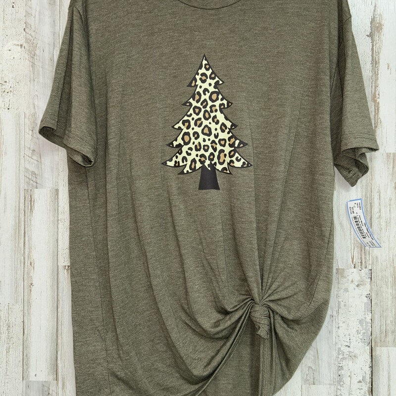 L Green Tree Knot Tee