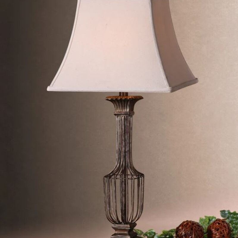 Uttermost Anacapri Lamp
Cream Bronze Size: 14 x 31H
Retails: $209+
Matching lamp sold separately