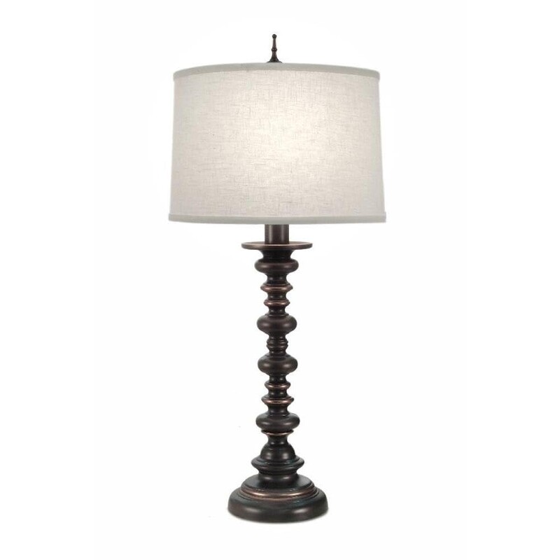 Stiffel Oxidized Bronze Tiered Lamp
Bronze Cream Size: 15 x 32H
Retails: $329+
3 matching lamps sold separately