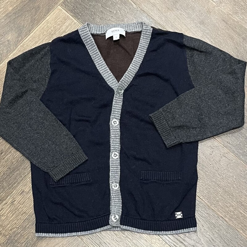 Hugo Boss Cardigan, Multi, Size: 3Y