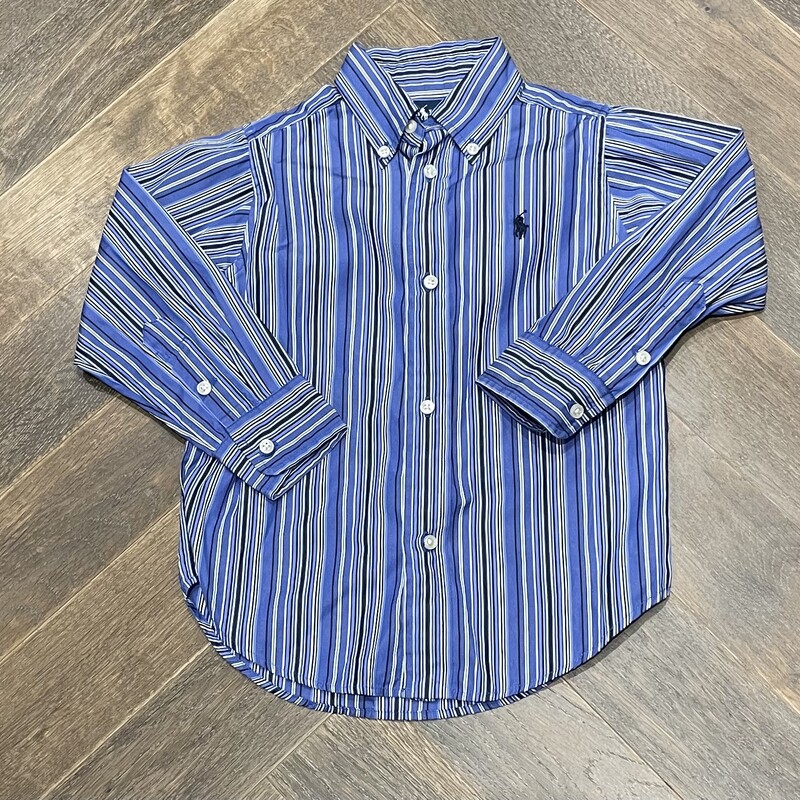 Polo Ralph Lauren Shirt, Blue, Size: 3Y