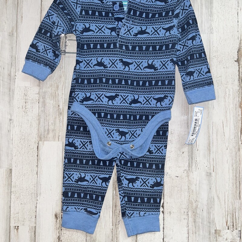 12M 2pc Blue Dino Set