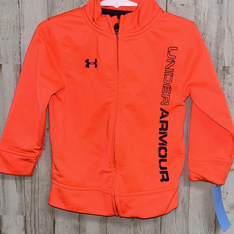 24M Neon Zip Jacket, Orange, Size: Boy 12-24m