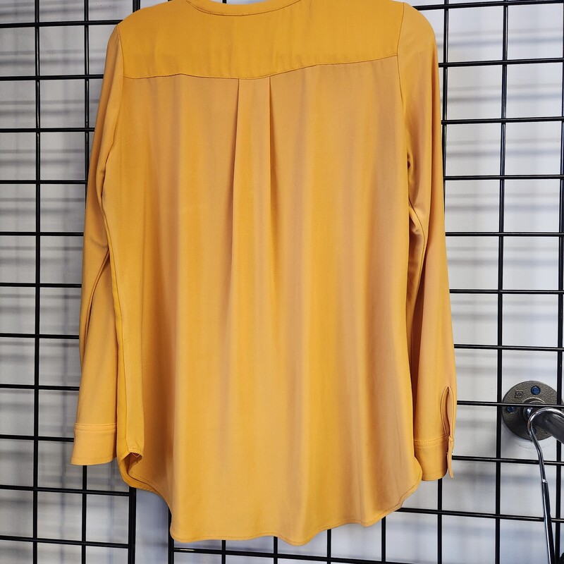 Nygard Top, Mustard, Size: S