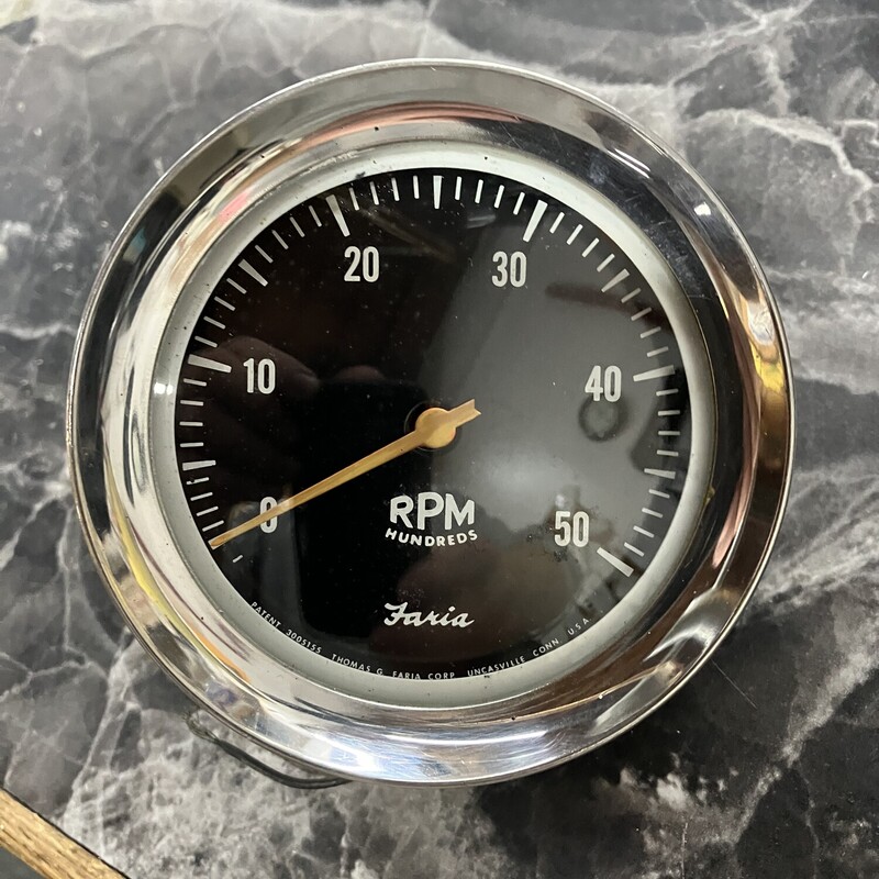 Tachometer, Faria
3-3/4in dia