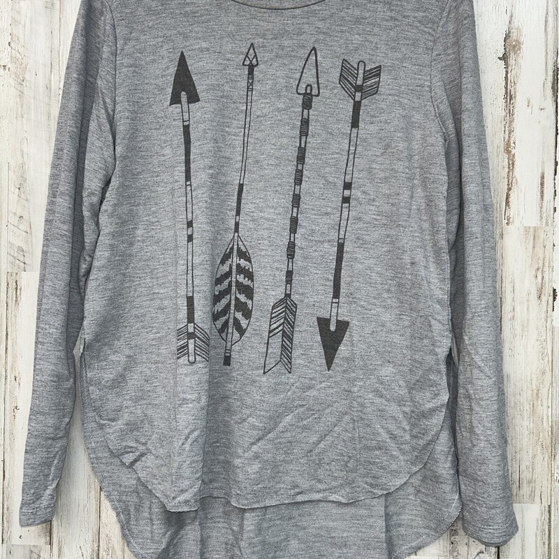 L Grey Arrow Longsleeve