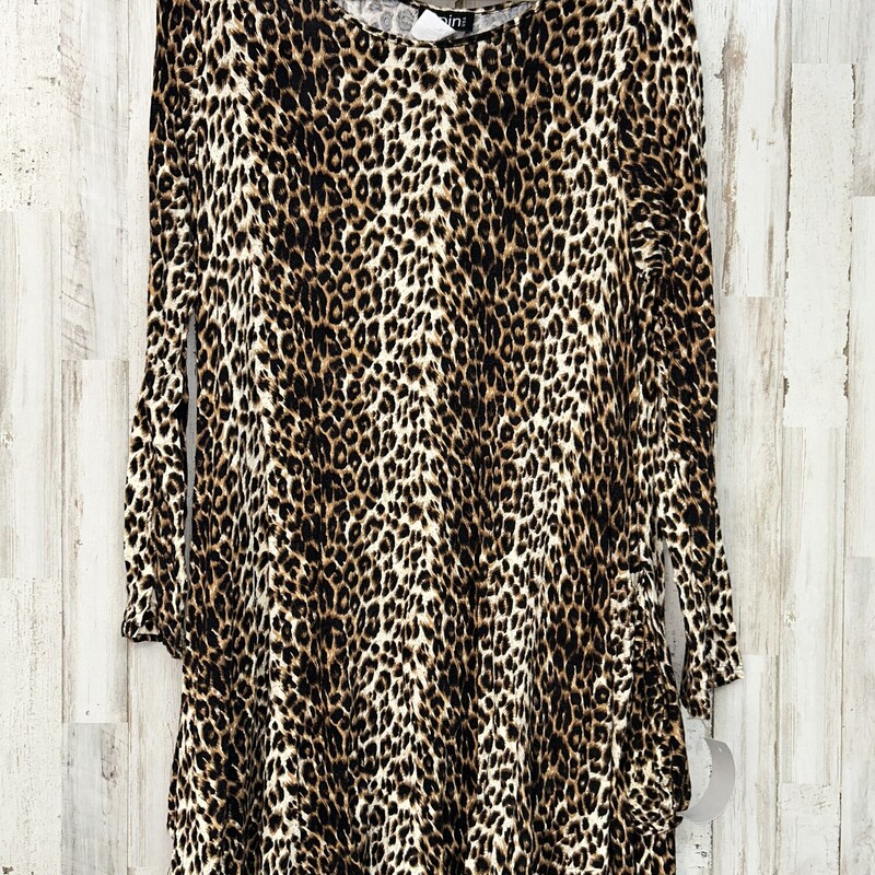 1X Cheetah Print Dress