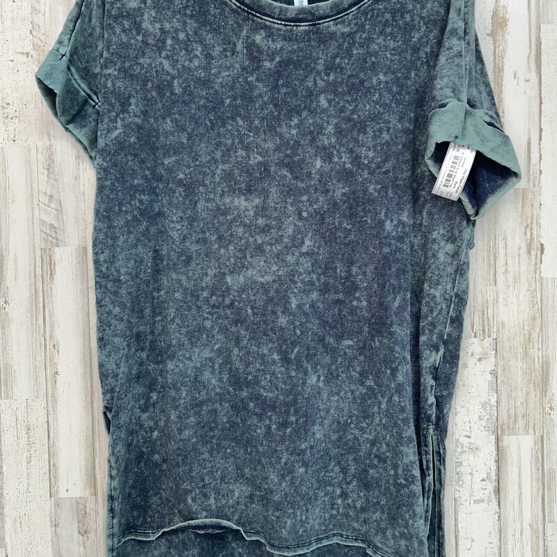 S Black Acid Wash Top, Black, Size: Ladies S