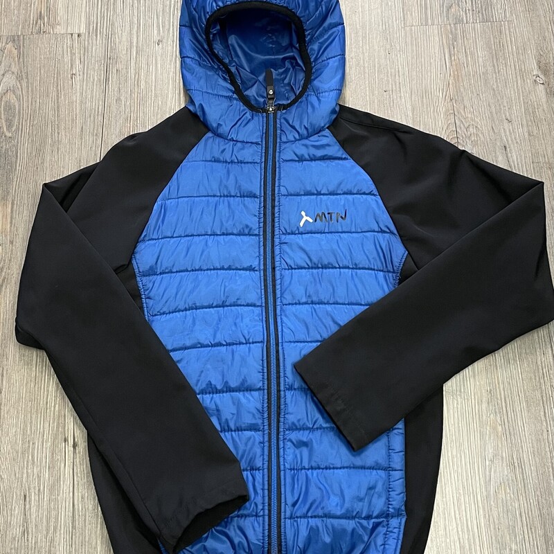 XMTN Puffer Jacket, Blue, Size: 14-16Y