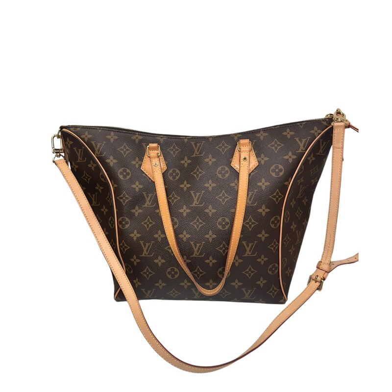 Louis Vuitton Tournelle, Monogram, Size: MM<br />
Louis Vuitton Tote<br />
From the 2017 Collection<br />
LV Monogram Coated Canvas<br />
Brass Hardware<br />
Dual Shoulder Straps<br />
Leather Trim Embellishment & Single Exterior Pocket<br />
Canvas Lining & Single Interior Pocket<br />
Zip Closure at Top<br />
Protective Feet at Base<br />
<br />
Dimensions: 17Lx12H<br />
Comes With strap<br />
Date Code :MB3137