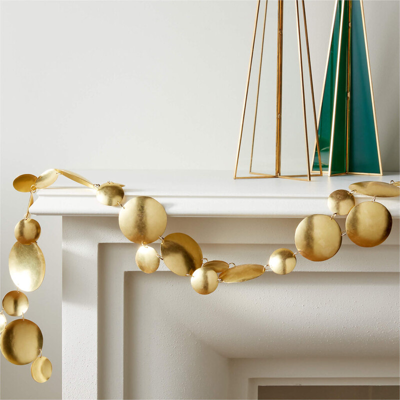 CB2 Gilded Disc Garland
Gold Size: 60L