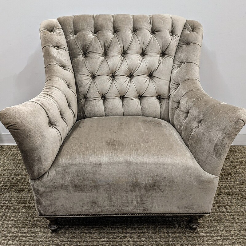 Arhaus Tufted VelourChair