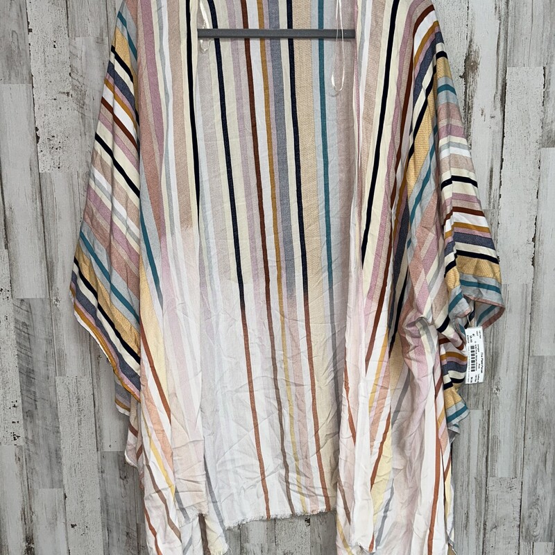 S/M Pink Stripe Kimono