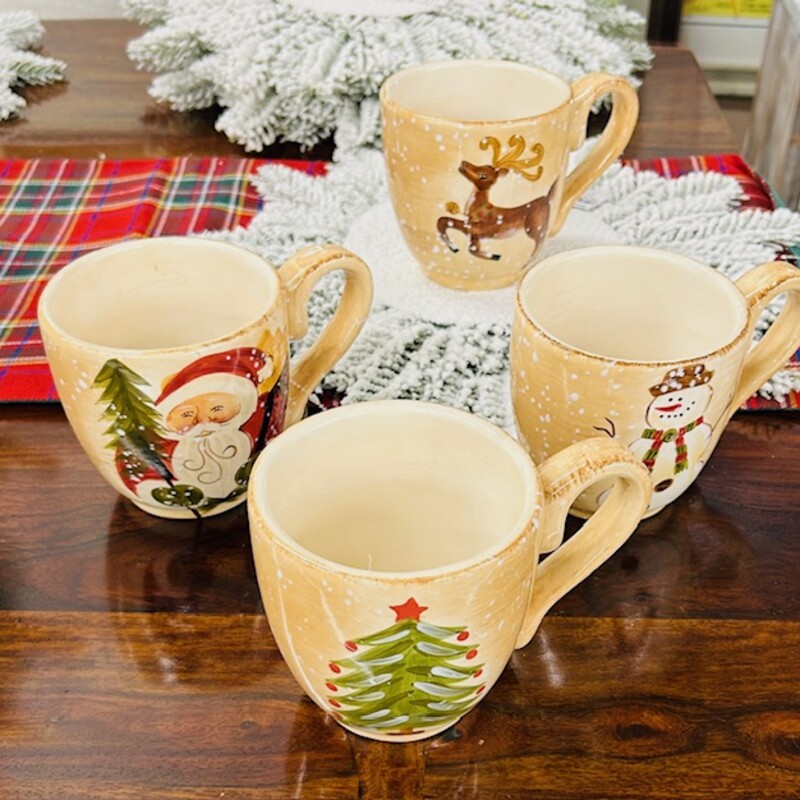 Winter Wonderland Mugs
Set of 4
Red and Green
Size: 6.5 x 4.5H