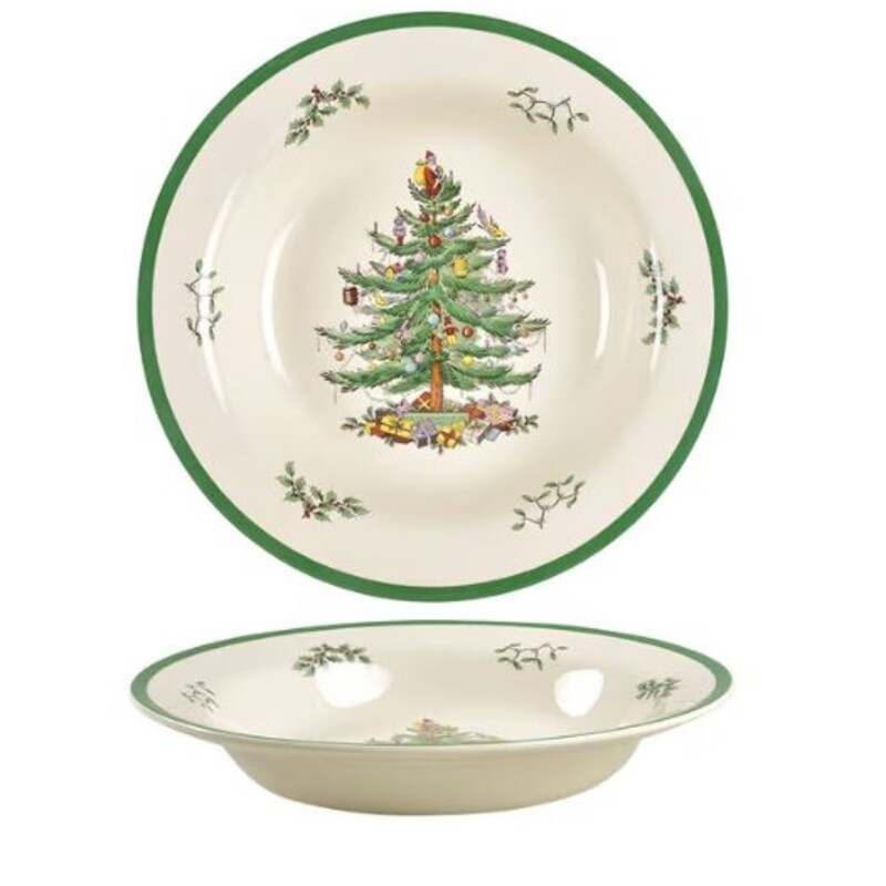 Spode Christmas Bowl
Xmas colors Size: 10.5 x 2H