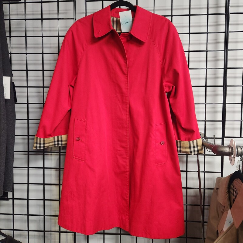 Burberry Vintage, Red, Size: XL