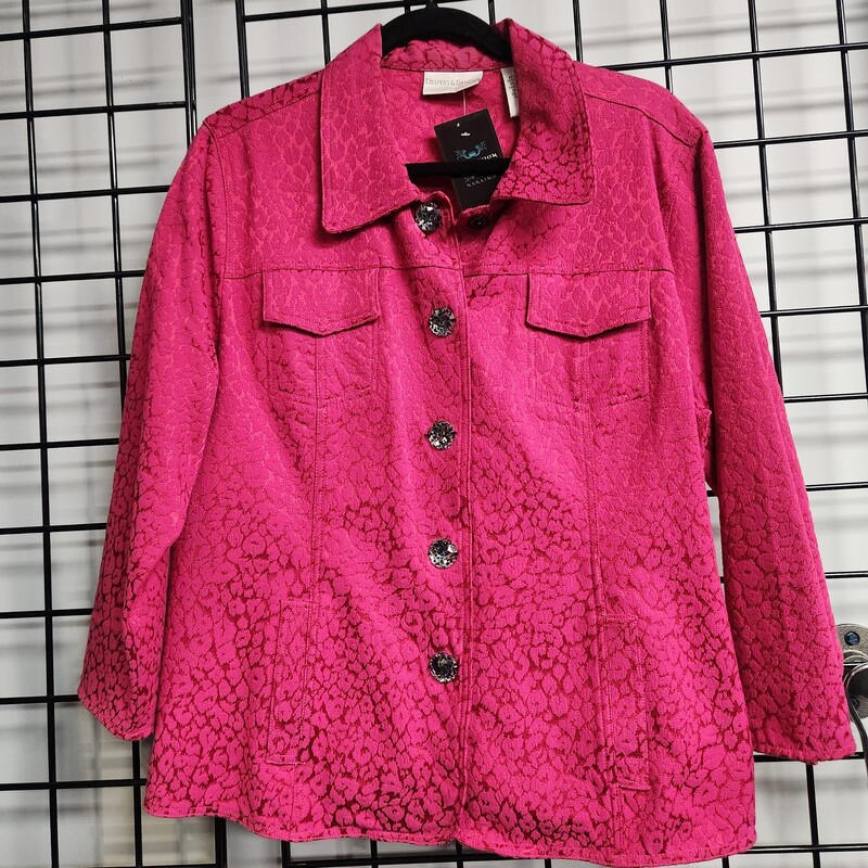 Drapers & Damons Blazer, Pink, Size: XL