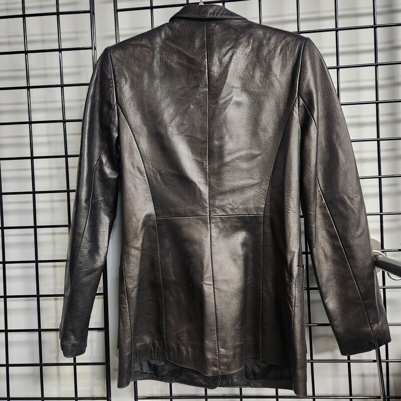 Danier Leather Jacket, Black, Size: Xs