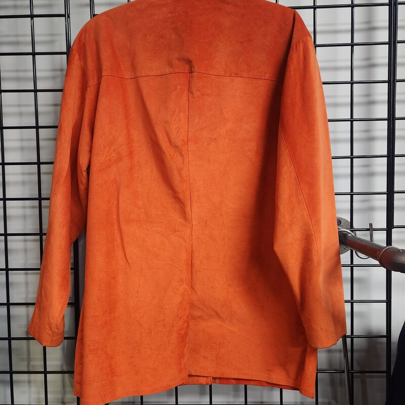 Danier Jacket, Orange, Size: M