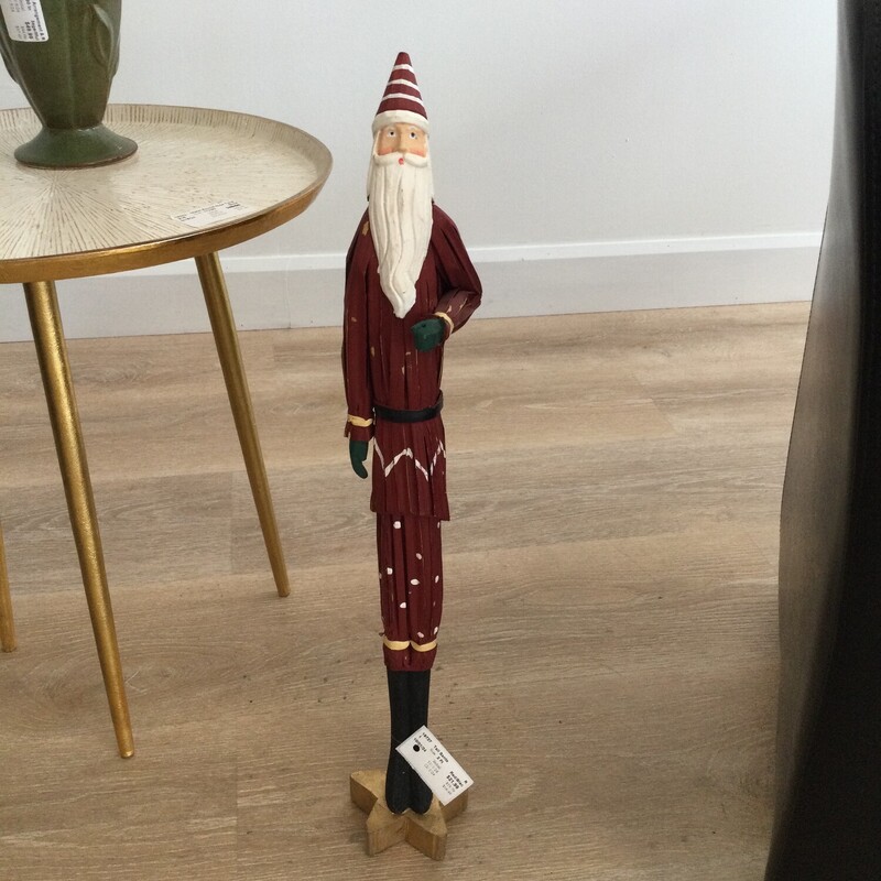 Tall Santa,
Red/Black/White,
Size: 2 Ft