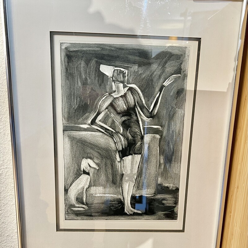 Etching Claude Rouault, B&W, Size: 15x19