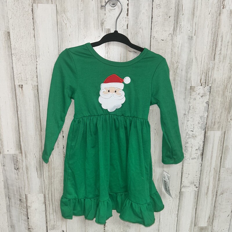 12/18M Green Santa Dress