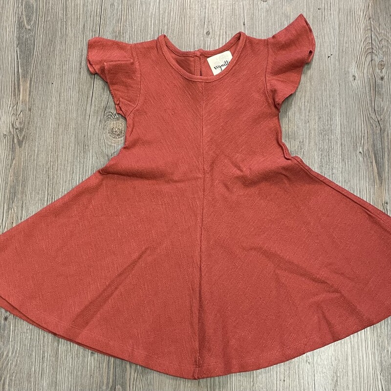 Vingnette Stretch Dress, Rust, Size: 4Y

New Sample!