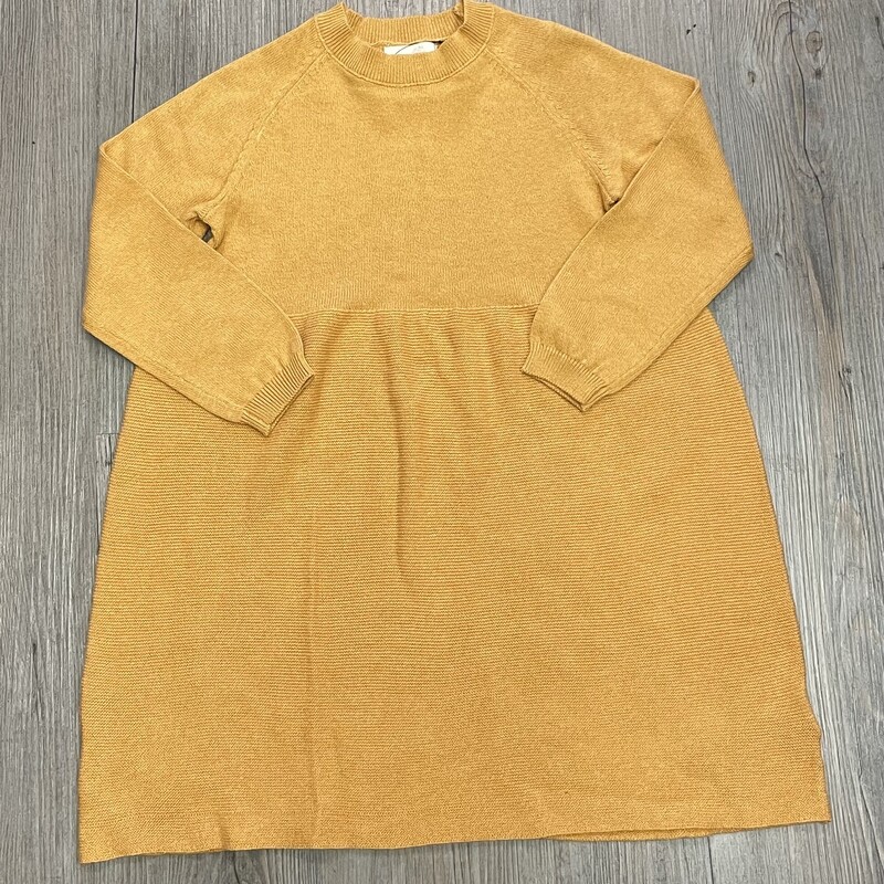 Vingnette Knit Dress, Mustard, Size: 4Y

New Sample!