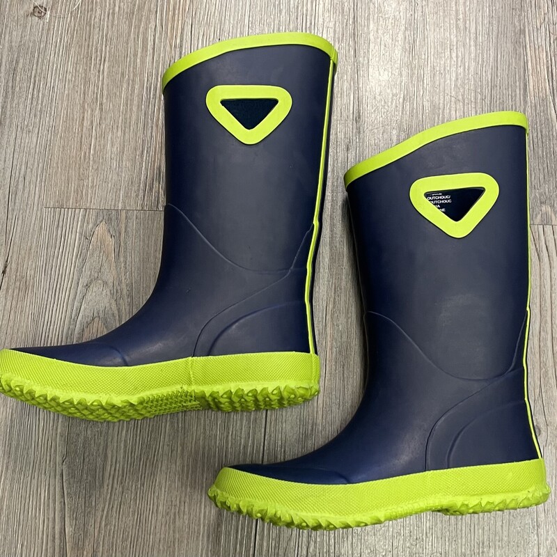 Elements Rain Boots, Navy, Size: 13Y