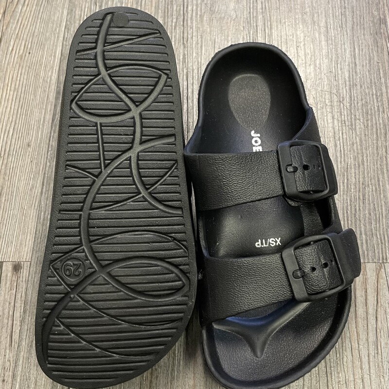 Joe Fresh Slides, Black, Size: 11Y