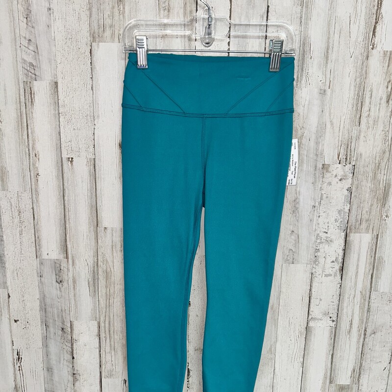 7/8 Teal Leggings, Teal, Size: Girl 7/8