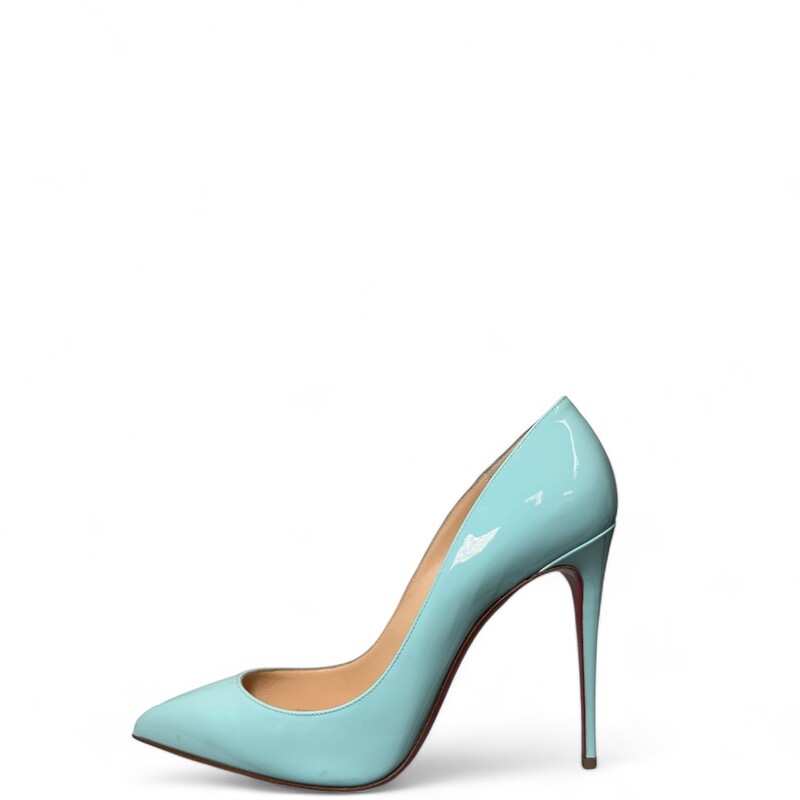 Louboutin Pigalle 100
 Blue
 Size: 40.5