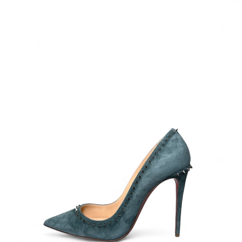 Louboutin Velours Anjalin Heels
Blue
Size: 40