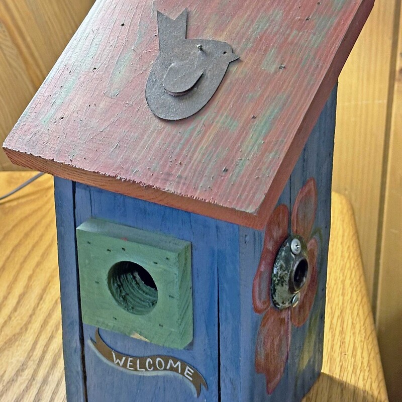 Handmade Bird House
7In x 13 In x 6 In.