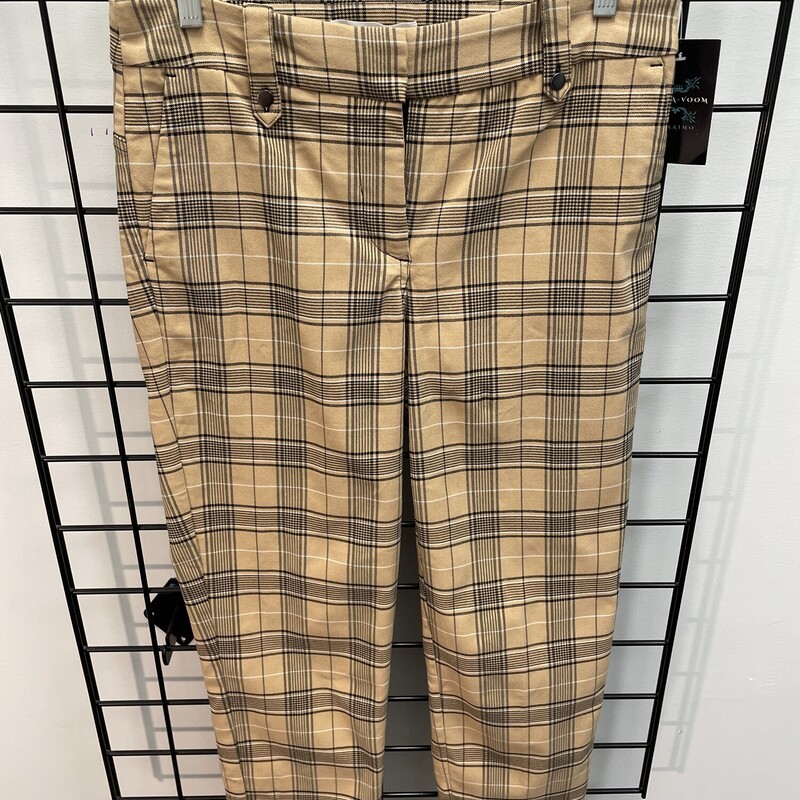 Cleo Pants, Plaid, Size: 6