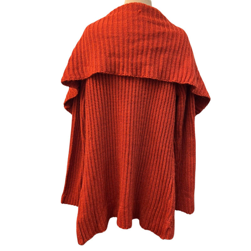 Soft Surroundings Cardigan<br />
Wool Blend<br />
Color: Pumpkin<br />
Size: Medium