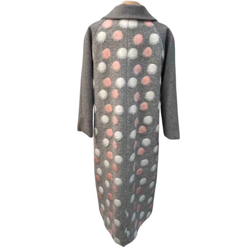 Antons Creations Coat
Custom Made
One of A Kind
Colors: Gray, Pink, and White
Size: M/L